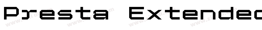 Presta Extended字体转换